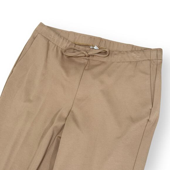 J. Jill Modern Knit Cuffed Crop Pants Pull On Drawstring Tan Womens Size 1X - Picture 4 of 11